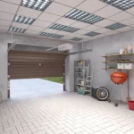 Garage door cable replacement in Burnaby BC Canada
